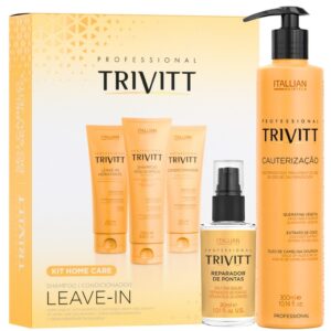 KIT HOME CARE LEAVE-IN CAUTERIZAÇÃO E REPARADOR DE PONTAS TRIVITT