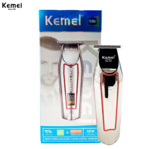 Máquina de Acabamento Kemei Km-034 Bivolt Sem Fio Portátil 5w De Potência