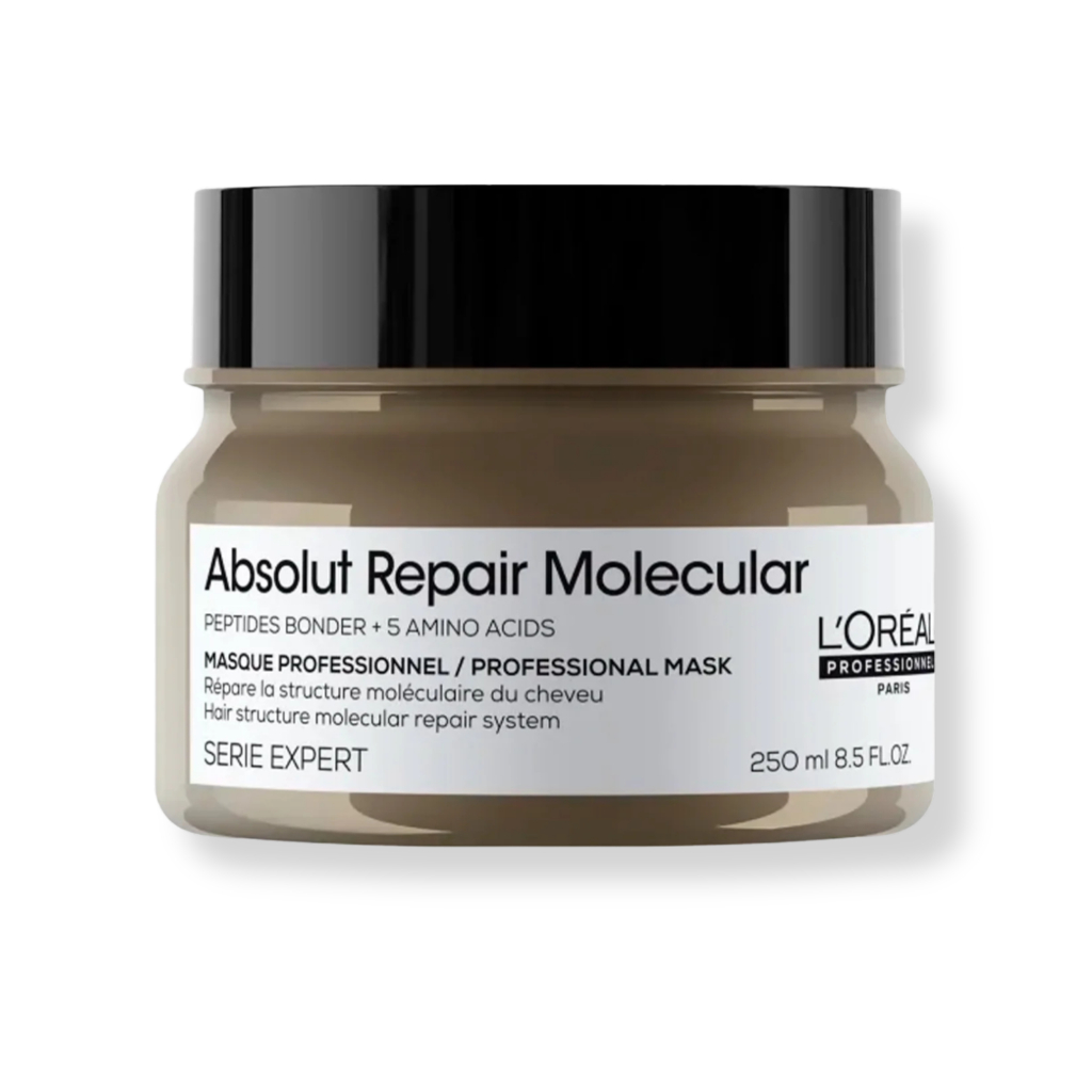 M?scara Capilar L'Or?al Absolut Repair Molecular 250ml 1 L'Oréal Professionnel Absolut Repair Molecular - Máscara Capilar 250ml