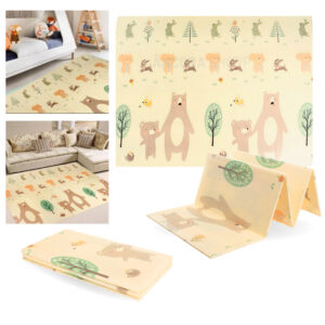 Tapete Infantil Emborrachado Dupla Face Urso 180x120cm