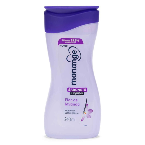 Sabonete L?quido Monange Lavanda 240ml 1 Sabonete Líquido Monange Flor de Lavanda 240ml