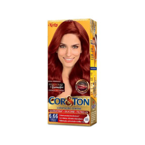 Tintura Cor&Ton Niely 6.66 Louro Escuro Vermelho