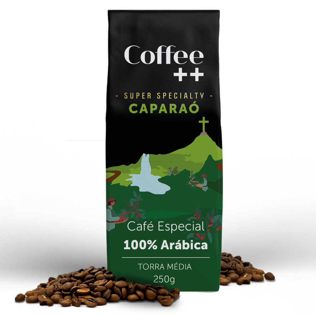 Caf? Especial Capara? 250g - Gr?os 1 Café Especial Em Grãos Coffee Mais Caparaó 250g