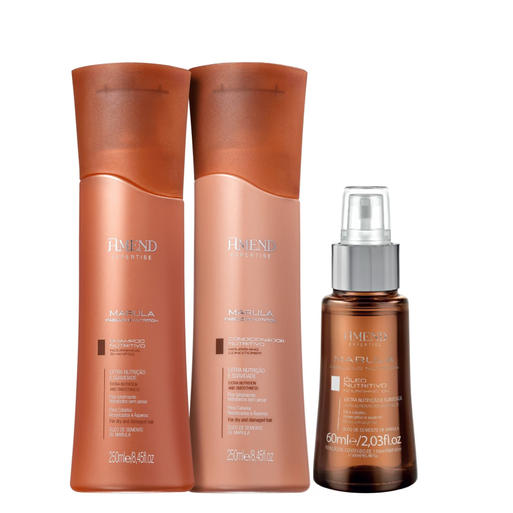 Amend Kit Marula - Cabelos Incr?veis, Nutri??o Profunda 1 Amend Kit Marula - Cabelos Incríveis, Nutrição Profunda