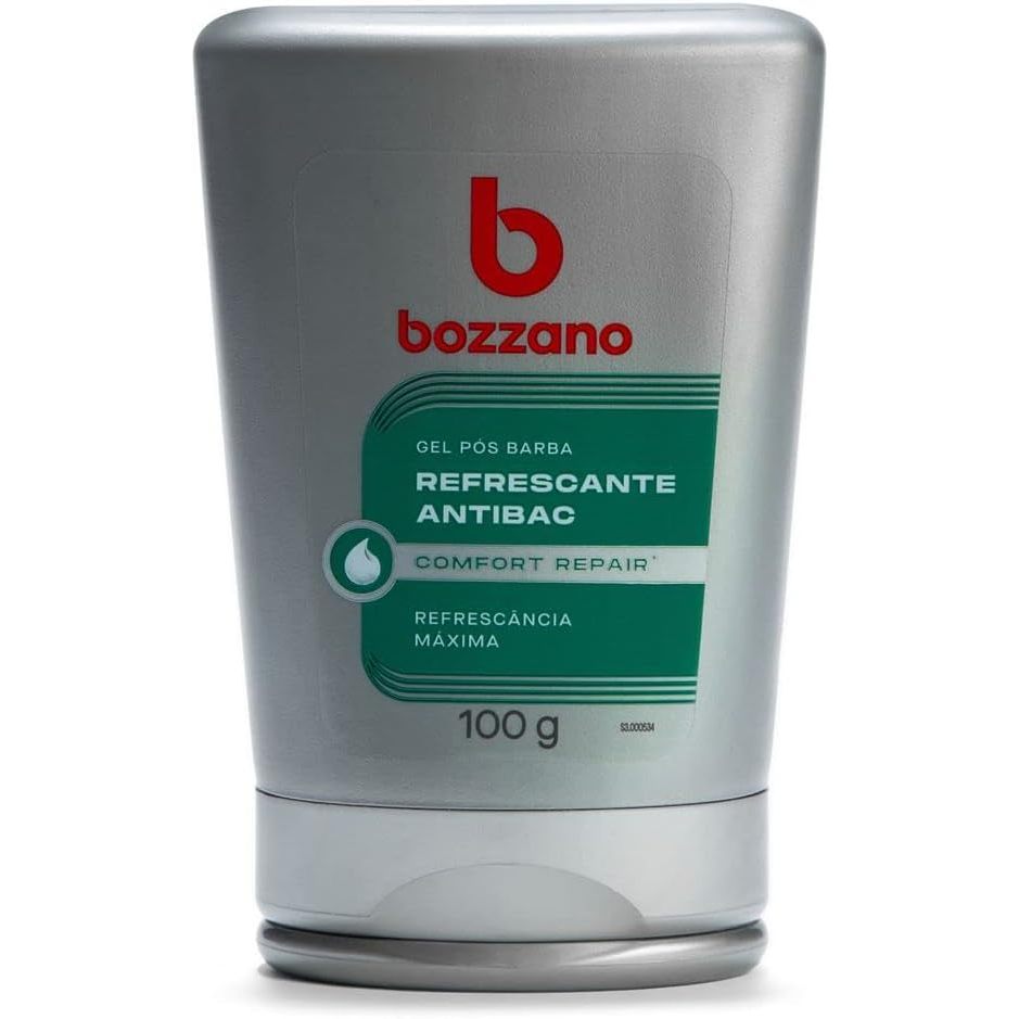 Gel P?s-Barba Bozzano Refrescante - 100g | Al?vio e Hidrata??o 1 Gel Pós-Barba Bozzano Refrescante 100g