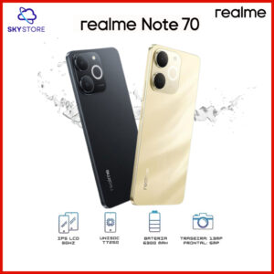 Realme Note 70 4G 256GB 8GB RAM Tela 90Hz Bateria 6300mAh