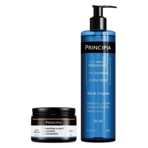 Principia Kit Limpeza e Hidratação Dia a Dia c/ Gel de Limpeza GL-02 + Creme Hidratante CH-01
