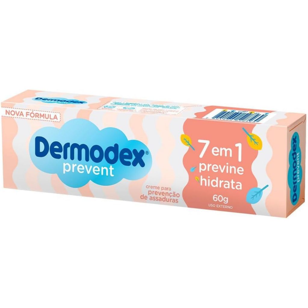Pomada Dermodex Prevent 60g Prevenção de Assaduras 1 Pomada Dermodex Prevent 60g Prevenção de Assaduras
