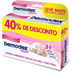 Kit 2 Pomadas de Assaduras Dermodex Prevent 60g