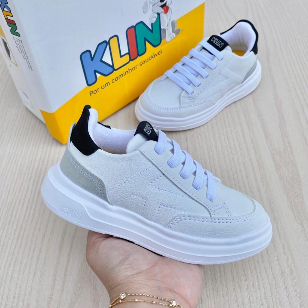 T?nis Infantil Klin Capri Menino Anat?mico Casual e Social 1 Tenis Sapato Capri Mini Menino Klin Anatômico Infantil Casual Casamento Social