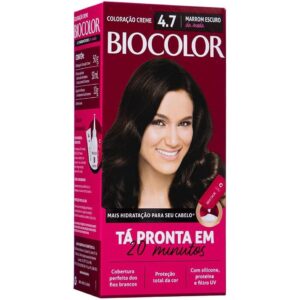 Tinta De Cabelo Biocolor Marrom Escuro Moda 4.7 Mini