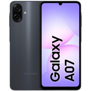 Celular Samsung Galaxy A07 256GB, 8GB, Câm. 50MP, Tela 6.7" - Preto
