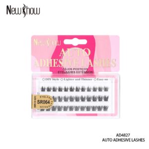 New Show Cílios AUTU ADHESIVE LASHES Tufos Sem Nó Extensão de Cilios Alongamento/PACOTE MÚLTIPLO
