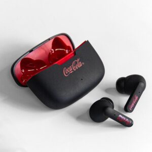 Fone de Ouvido TWS Coca-Cola | Flow Earbuds Preto