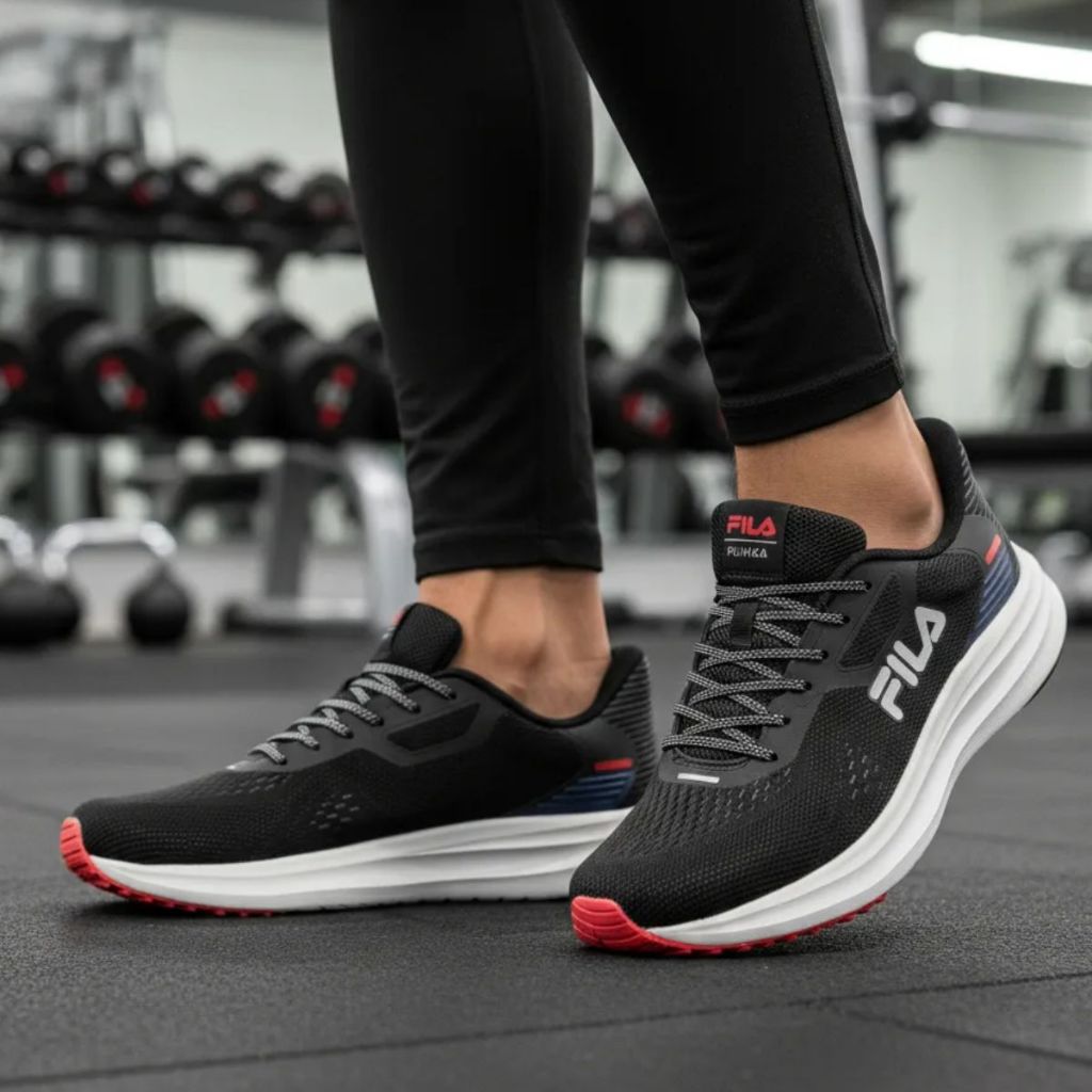 T?nis Fila Fastness Masculino para Academia e Corrida 1 Tênis Fila Fastness Masculino Esportivo Academia Corrida Original