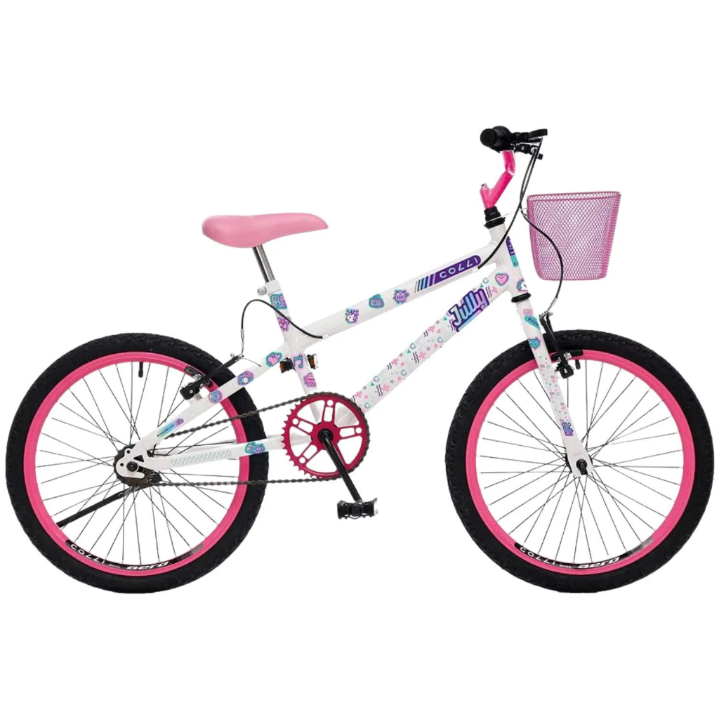 Bicicleta Infantil Colli Jully Aro 20 Feminina Sem Marcha 1 Bicicleta Infantil Colli Jully Aro 20 Sem Marcha