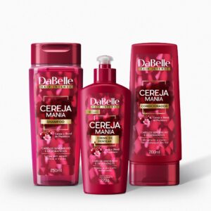 Kit Básico Cereja Mania Dabelle Hair - 3 Produtos