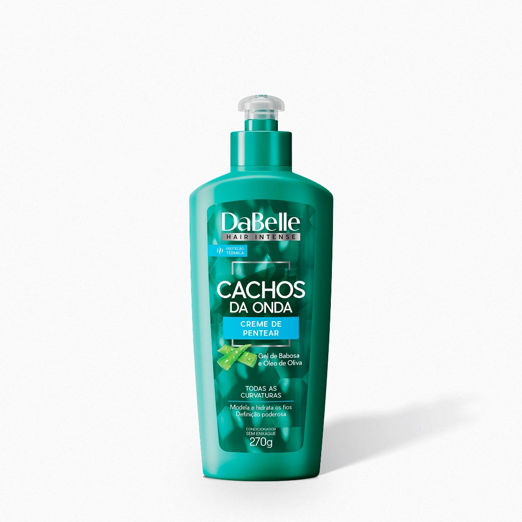 Creme de Pentear Cachos da Onda Dabelle - 270g 1 Creme de Pentear Cachos da Onda - Dabelle Hair 270g