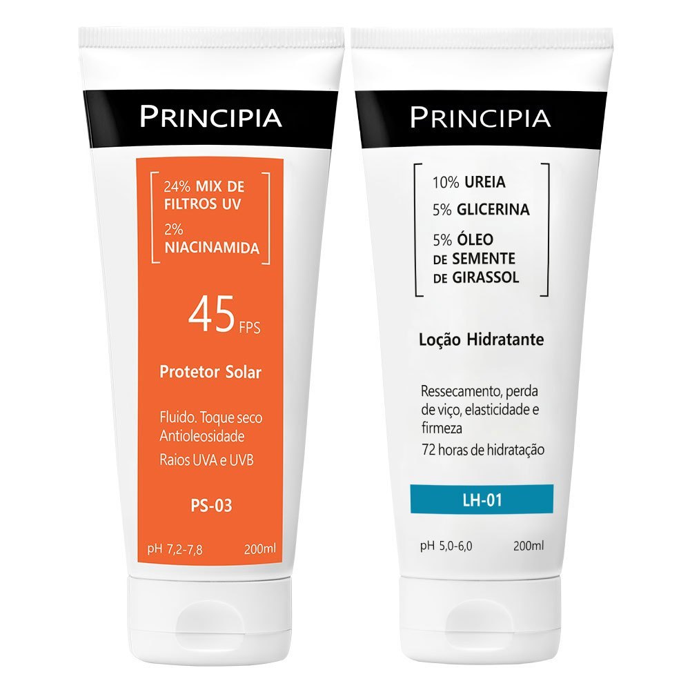 Kit Solar e Hidrata??o Corporal FPS45 1 Principia Kit Solar e Hidratação corporal