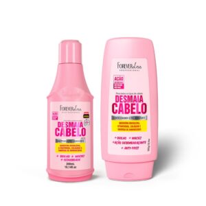 Kit Desmaia Cabelo Shampoo E Condicionador Forever Liss