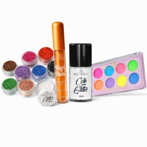 Kit Carnaval PhálleBeauty - Glitter, Sombras e Gloss