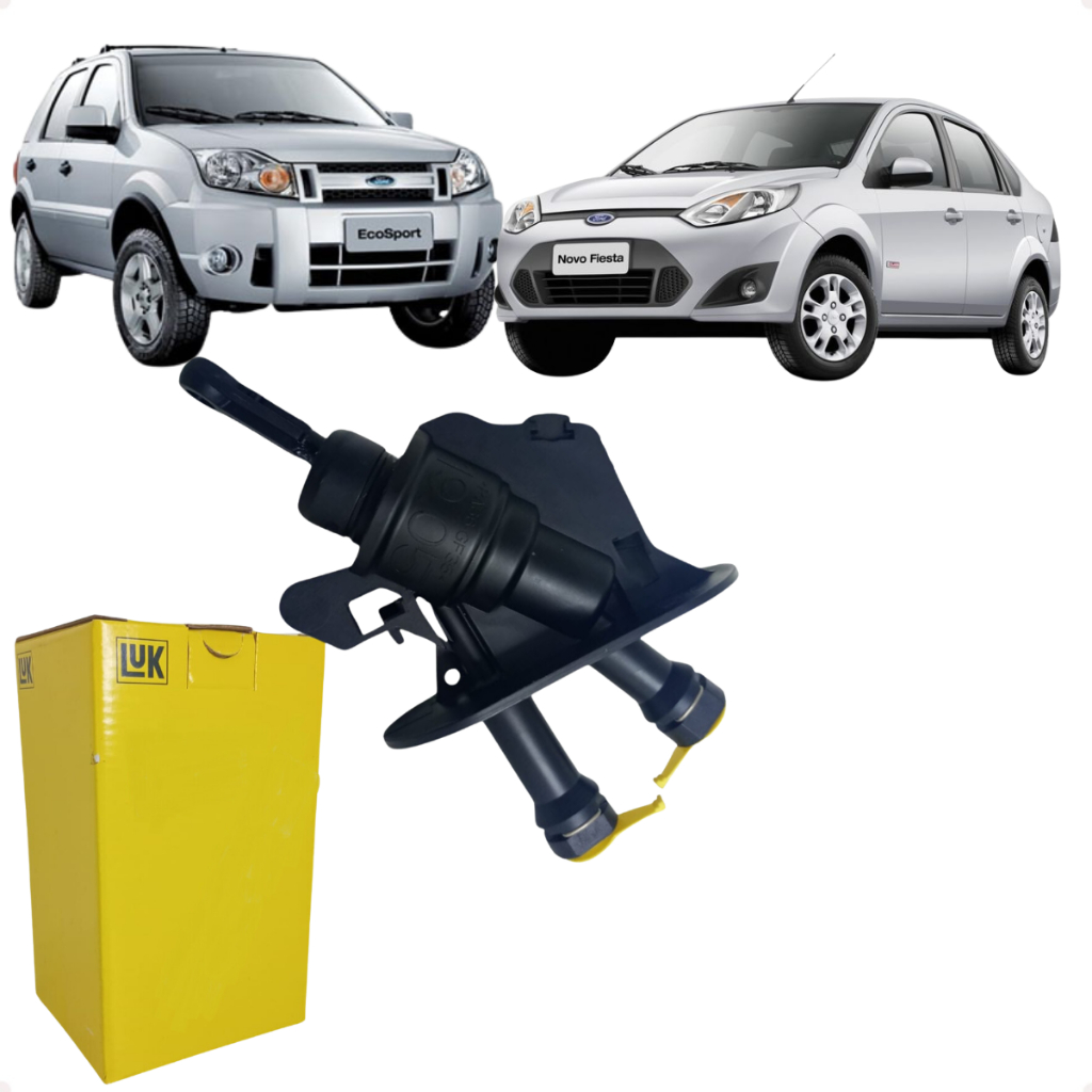 Atuador Pedal Embreagem Ford Fiesta Ecosport 1.0 1.6 2.0 LUK 1 Atuador Cilindro Pedal Embreagem Ecosport Fiesta 1.0 1.6 2.0 Manual 2002 a 2014 Luk