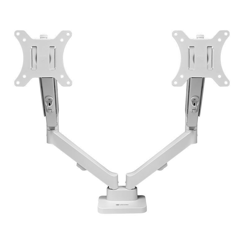Suporte Articulado para 2 Monitores Zinnia Nimbo 210 Branco 1 Suporte Articulado Para Dois Monitores Zinnia Nimbo 210, 13 Pol. a 32 Pol. Branco, ZNO-ZNNBO210-WH01