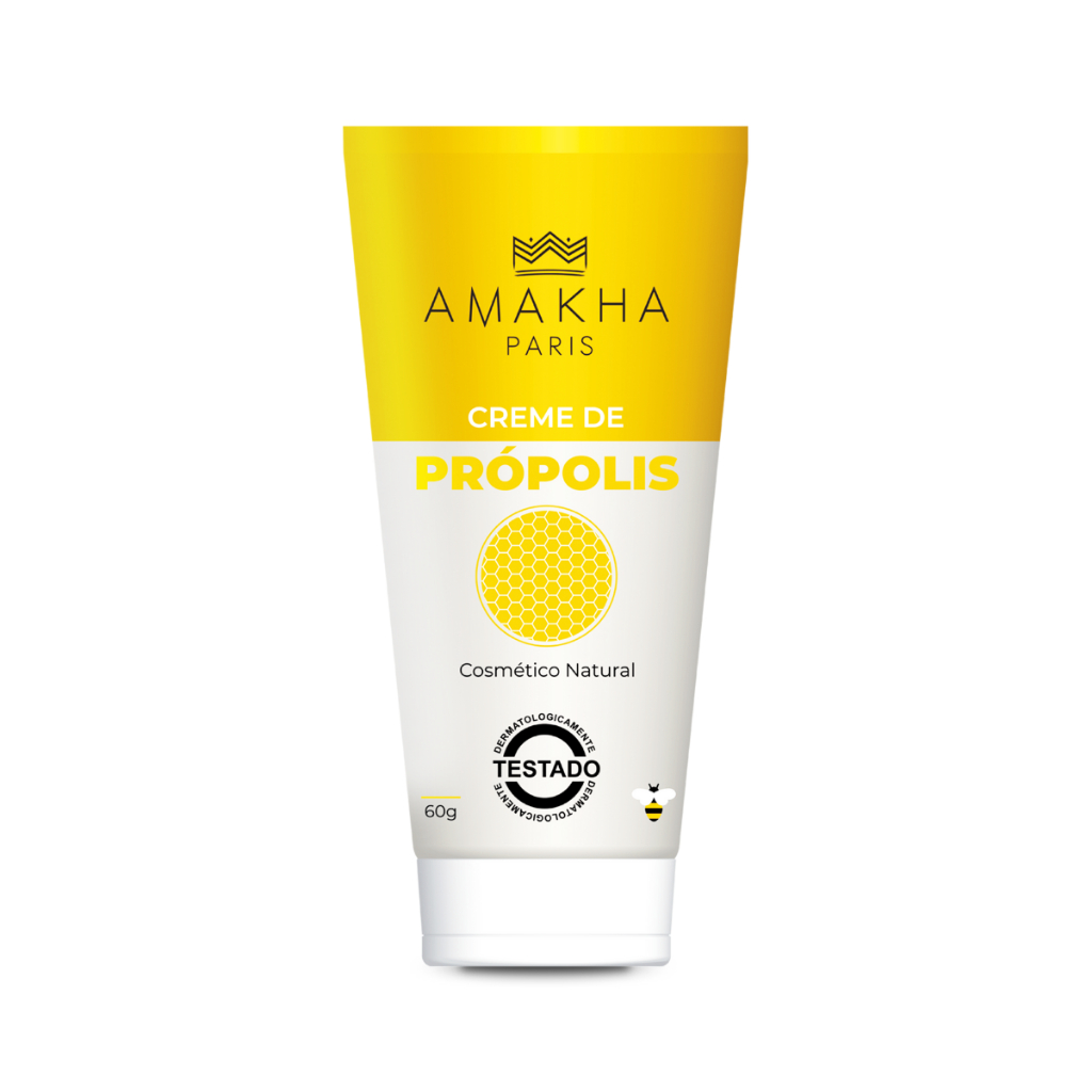 Creme de Própolis Cicatrizante e Regenerador 60g Amakha Paris 1 Creme de Própolis com Ação Cicatrizante 60g - Amakha Paris