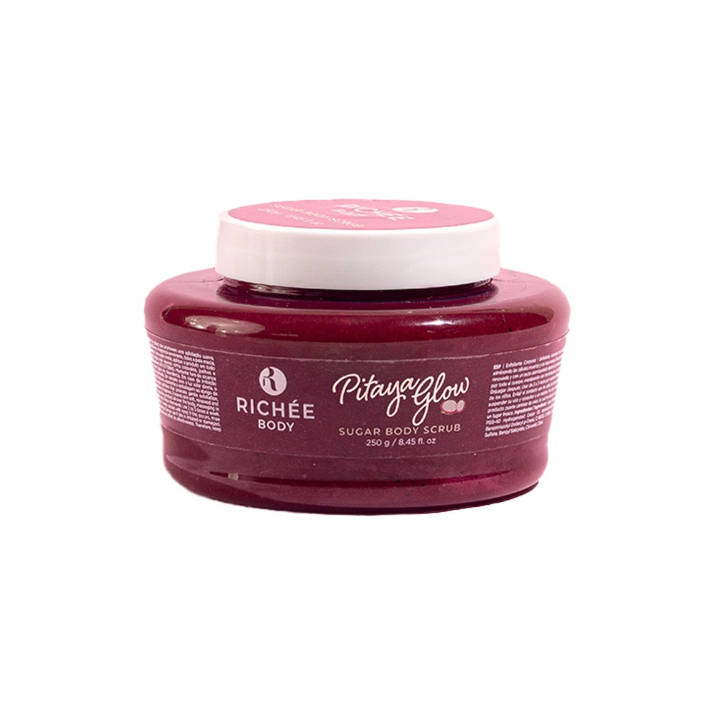 Esfoliante Corporal Pitaya Richée - Pele Macia e Renovada 1 Esfoliante Corporal Body Scrub Pitaya 250g - Richée Body
