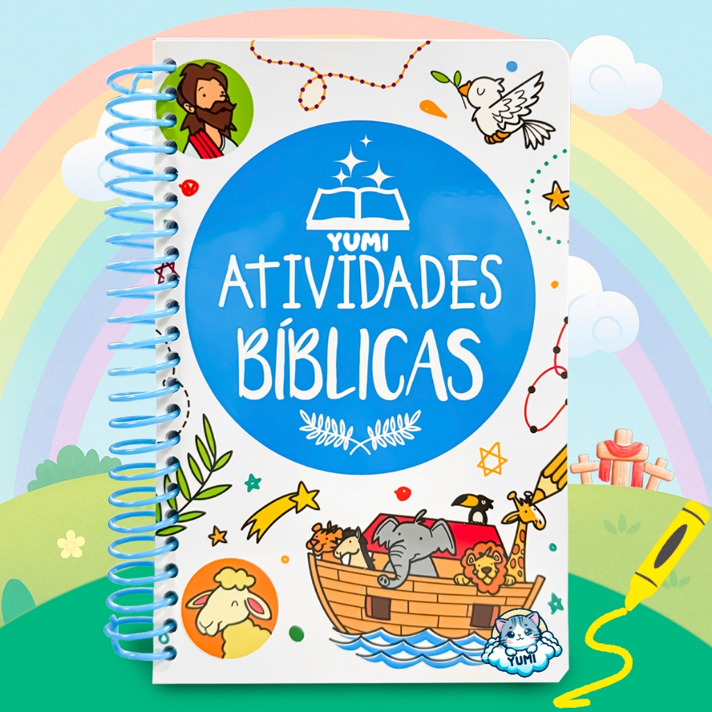Livro 365 Atividades B?blicas Infantil Educativo e Colorir 1 Livro Infantil 365 Atividades Bíblicas Para Crianças Livro de colorir, Atividades, Educativos