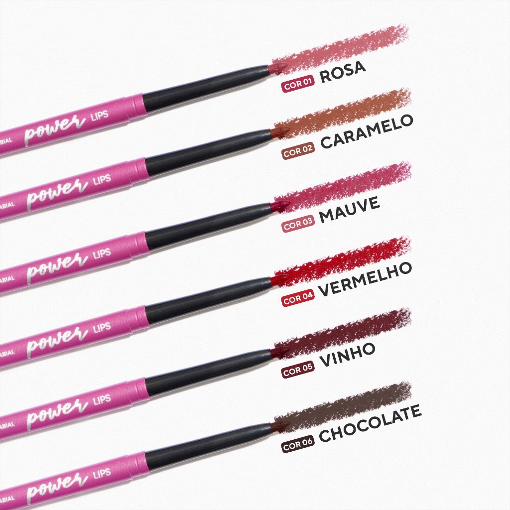 Lapiseira Labial Power Lips DaBelle Beauty: Contorno e Definição 1 Lapiseira Labial Power Lips DaBelle Beauty