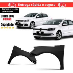Par/Un Paralama Dianteiro Gol G6 G7 Voyage 2013 2014 2015 2016 2017