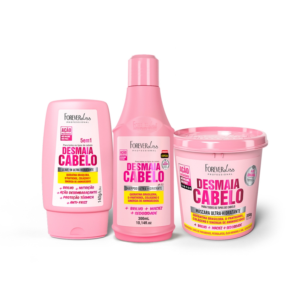 Kit Desmaia Cabelo Anti Frizz e Volume Forever Liss - Resultados Incr?veis 1 Kit Desmaia Cabelo Anti Frizz E Volume Forever Liss
