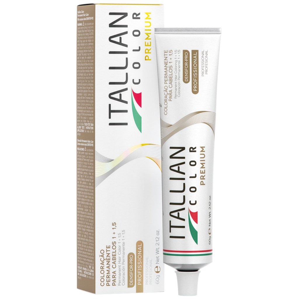 Colora??o Itallian Color Professional - Cobertura Total 1 Coloração Itallian Color Professional 2.1 (nb) preto Azulado