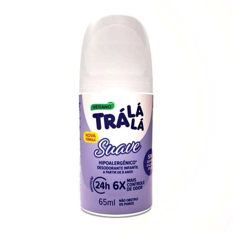 Desodorante Roll-On Infantil Tr? L? L? Suave 65ml 1 Desodorante Roll-On Infantil Trá Lá Lá Suave 65ml