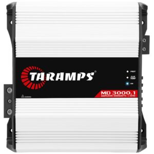 Módulo Amplificador Automotivo Taramps MD3000 1 Canal 3000W RMS 1 Ohm MD 3000