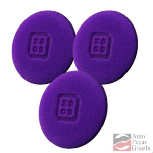 Três Aplicador Espuma Vonixx Para Ceras Hidratantes E Outros
