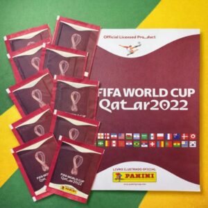 Figurinhas Copa do Mundo 2022 Panini - 10 Pacotes (50 un)