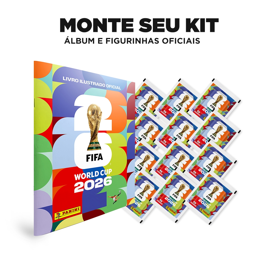 Cole??o Panini Copa do Mundo 2026 - ?lbuns e Envelopes 1 Coleção Panini Copa do Mundo 2026 - Álbuns e Envelopes