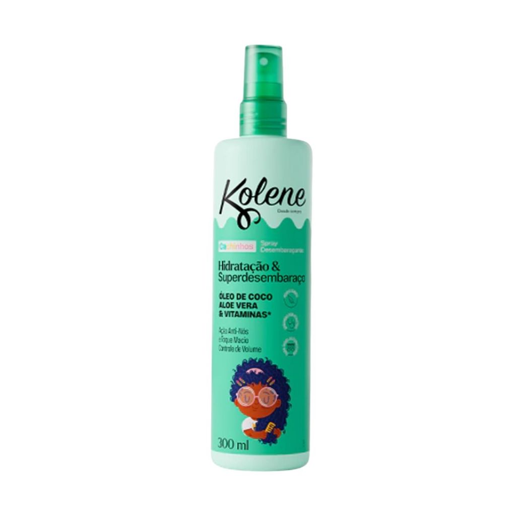 Spray Desembara?ante Kolene Cachinhos - Cabelos Cacheados e Ondulados Delicados 1 Spray Desembaraçante Kolene Cachinhos 300ml
