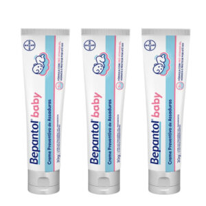 Kit 3 Pomadas Bepantol Baby Antiassaduras 30g Cada