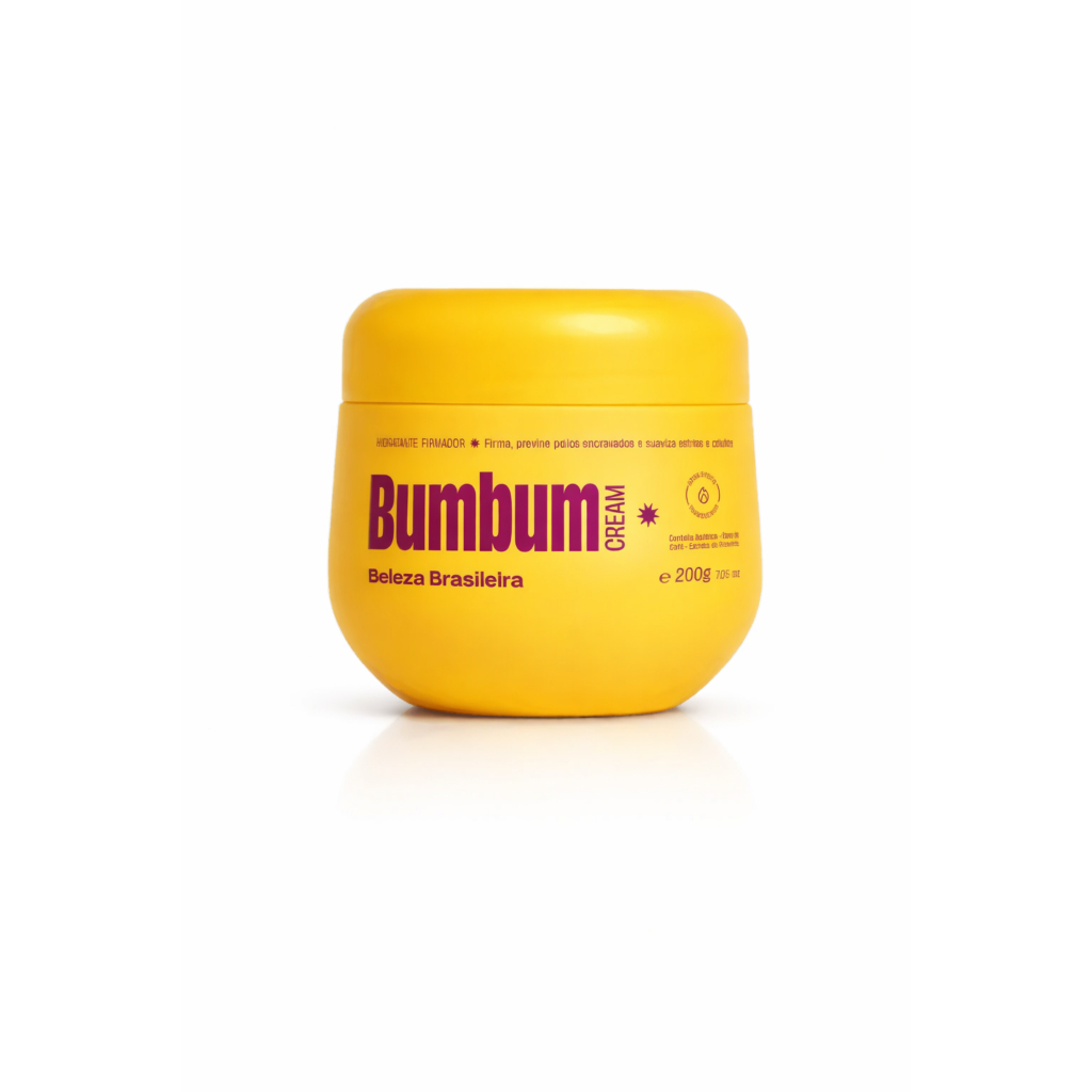 Bumbum Cream Redutor Celulite Estrias 1 Bumbum Cream 200g Creme Tratamento Redutor Celulite Estrias Hidratante Ação Termogênica