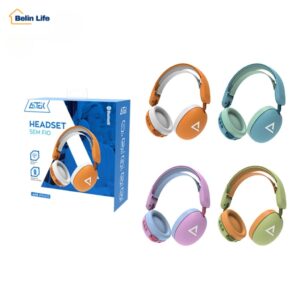 Fone de Ouvido Infantil Bluetooth Aitek AHS-F6003 Macaron