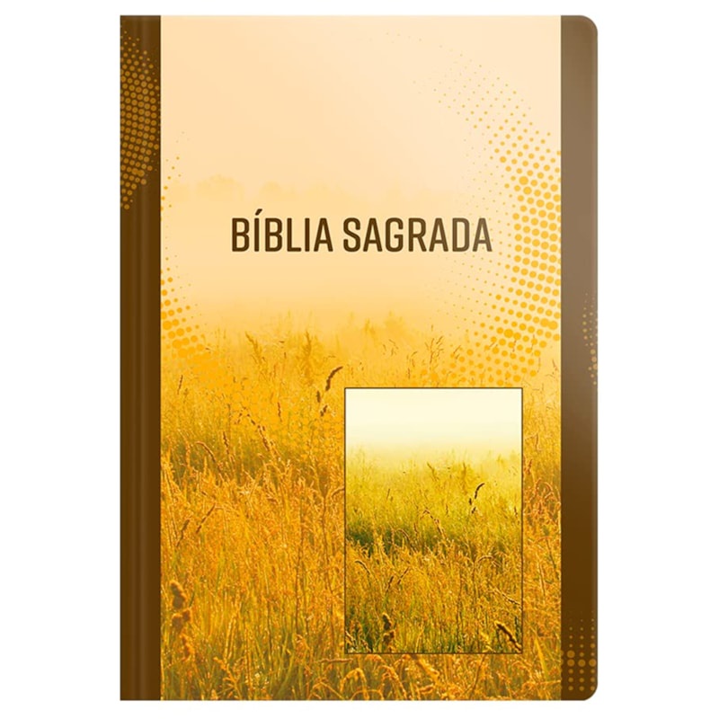 B?blia Sagrada NVI Letra Grande Capa Brochura Trigo Geogr?fica 1 Bíblia Sagrada | NVI | Letra Grande | Capa Brochura Trigo