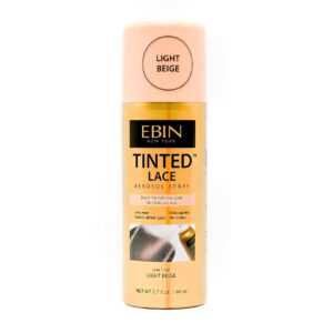 Spray Tintura Renda Peruca Ebin 80ml Bege Claro