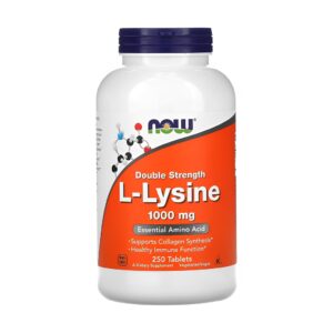 L-Lisina 1000mg 250 Tablets Importado/USA