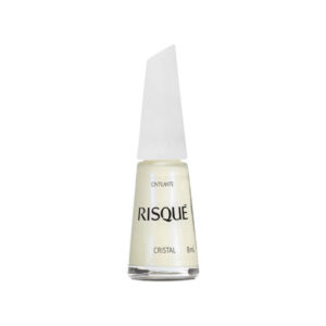 Esmalte Risqué Branco Cintilante Cristal