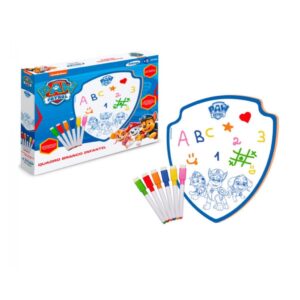 Brinquedo Quadro Branco Lousa Infantil Patrulha Canina C/ Kit de Canetinha Coloridas Xalingo - 1393.2