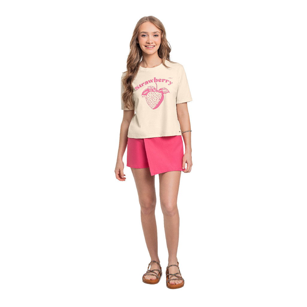 Blusa de Morango Juvenil Gloss