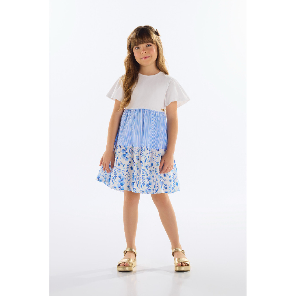 Vestido Estampado Infantil Quimby